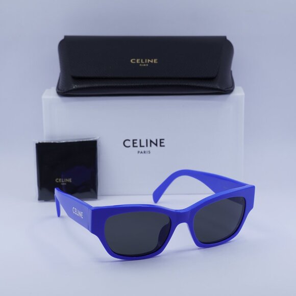 Final Price! Celine CL40197U 92A Blue/Smoke Sunglasses - Picture 5 of 9